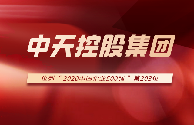 尊龙时凯集团列2020中国企业500强第203位！